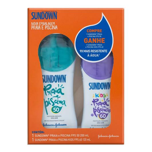 Protetor Solar Sundown FPS50 200ml Grátis Protetor Sundown Kids FPS60 120ml - Imagem em destaque