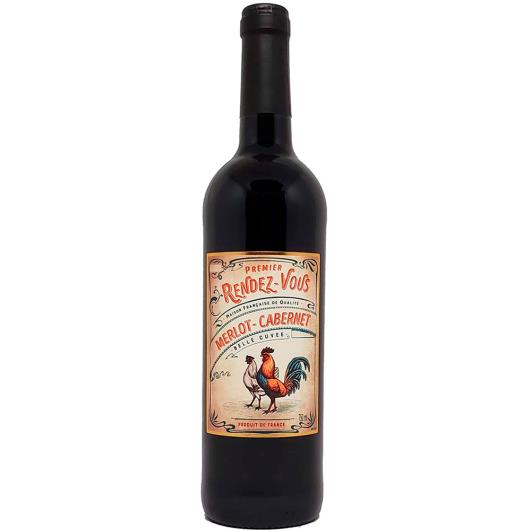 Vinho francês merlot cabernet Belle Cuvee Rendez Vous 750ml - Imagem em destaque