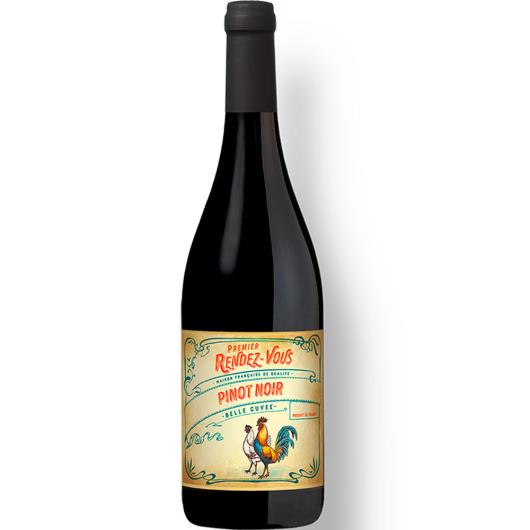 Vinho francês Pinot Noir Belle Cuvee Rendez Vous 750ml - Imagem em destaque
