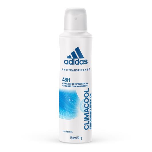 Desodorante Aerossol Antitranspirante Adidas Feminino Climacool 150ml - Imagem em destaque