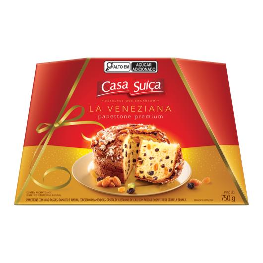 Panettone premium la veneziana Casa Suíça 750g - Imagem em destaque