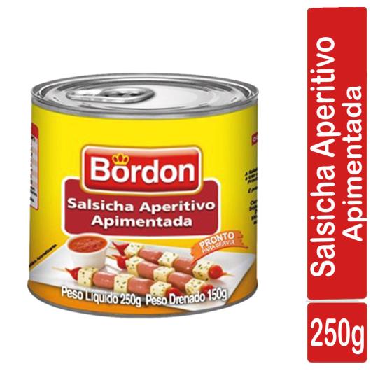 Salsicha Bordon Aperitivo Apimentada 250g - Imagem em destaque