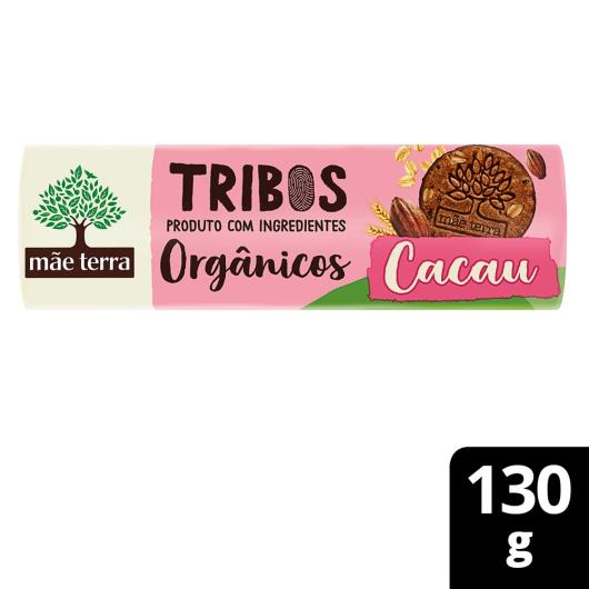 Biscoito orgânico cacau Mãe Terra Tribos 130g - Imagem em destaque