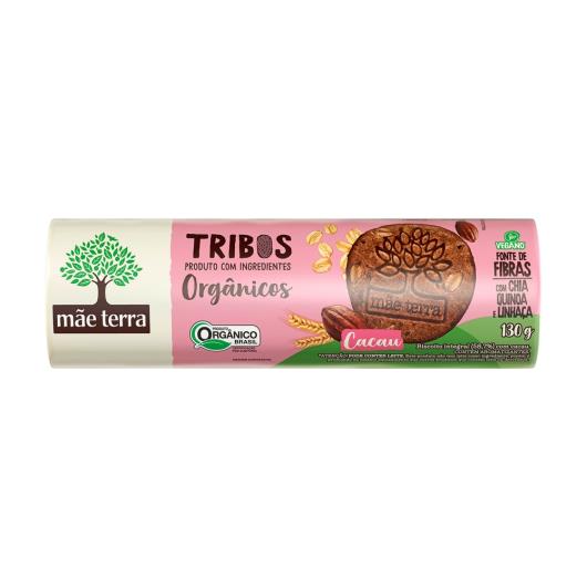 Biscoito orgânico cacau Mãe Terra Tribos 130g - Imagem em destaque