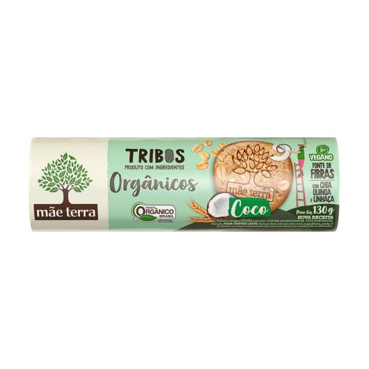 Biscoito Orgânico Mãe Terra Tribos Coco 130g - Imagem em destaque