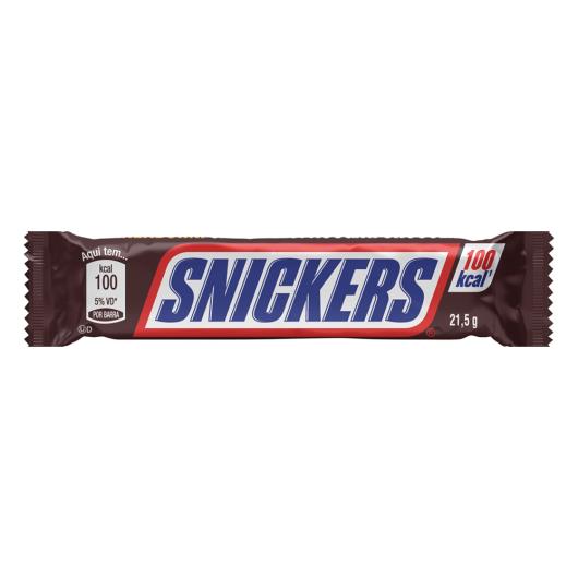 Chocolate Snickers Amendoim 100 Calorias 21,5g - Imagem em destaque