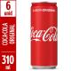 Refrigerante Coca Cola TRADICIONAL Lata 310 ml Pack com 6 unidades - Imagem 7894900010282.jpg em miniatúra