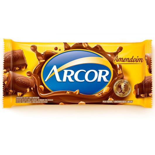 Chocolate Arcor ao Leite c/ Amendoim 100g - Imagem em destaque