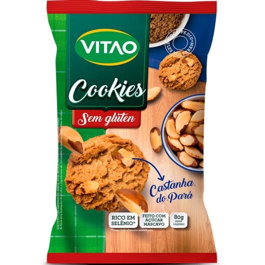 Cookies Vitao Castanha do Pará sem Glúten 80g - Imagem em destaque