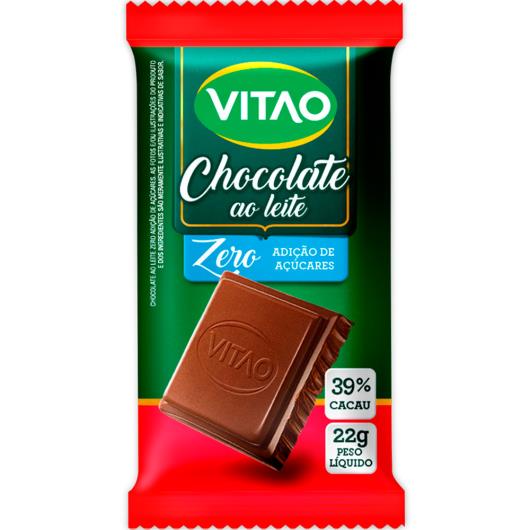 Chocolate Vitao Leite Zero Açúcar 22g - Imagem em destaque