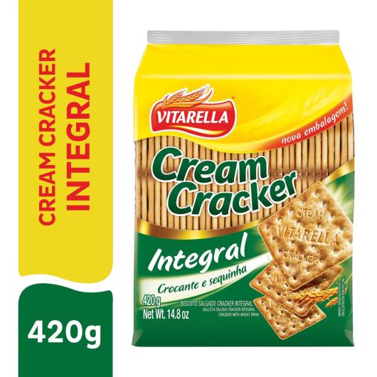 Biscoito Vitarella Cream Cracker Integral 400g - Imagem em destaque