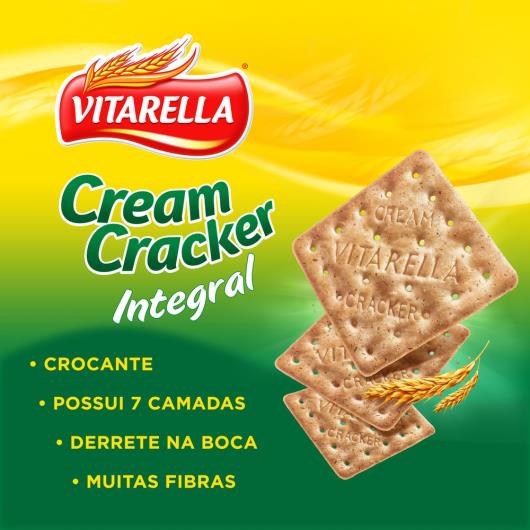 Biscoito Vitarella Cream Cracker Integral 400g - Imagem em destaque