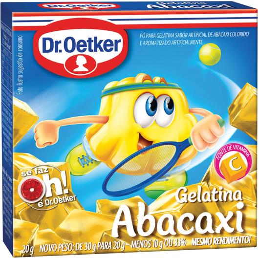 Gelatina Dr. Oetker sabor abacaxi 20g - Imagem em destaque