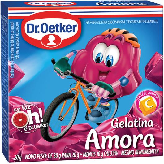 Gelatina Dr. Oetker sabor amora 20g - Imagem em destaque