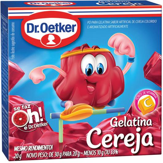 Gelatina Dr.Oetker sabor Cereja 20g - Imagem em destaque