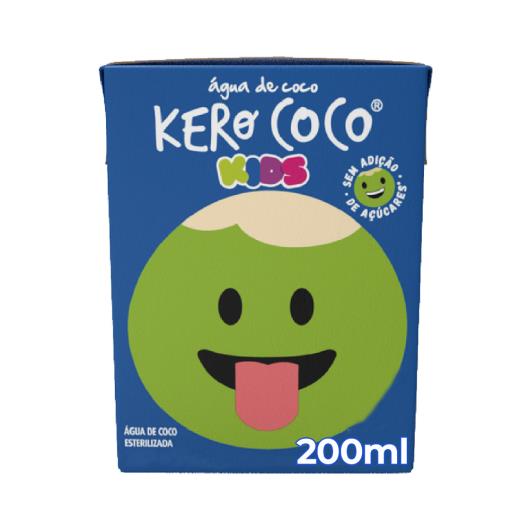 Água De Coco Esterilizada Kero Coco Kids Caixa 200Ml - Imagem em destaque