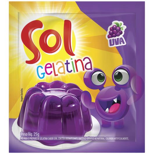 Gelatina uva Sol 25g - Imagem em destaque