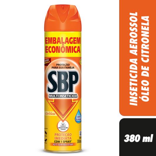 SBP Multi Inseticida Aerossol Óleo de Citronela 380ml Embalagem Econômica - Imagem em destaque
