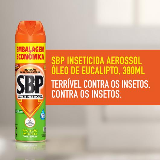 SBP Multi Inseticida Aerossol Óleo de Eucalipto 380ml Embalagem Econômica - Imagem em destaque