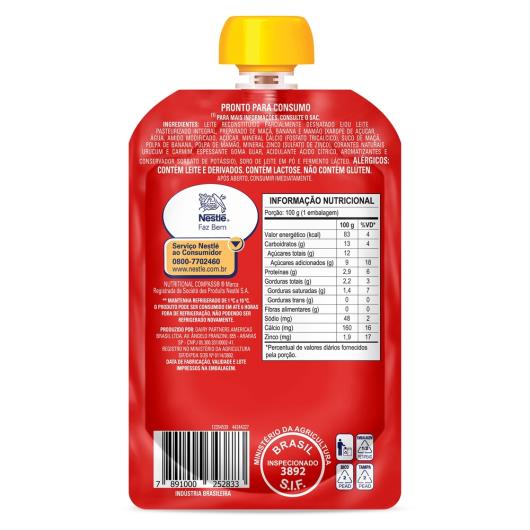 Iogurte Nestlé Chamyto Vitamina de Frutas 100g - Imagem em destaque