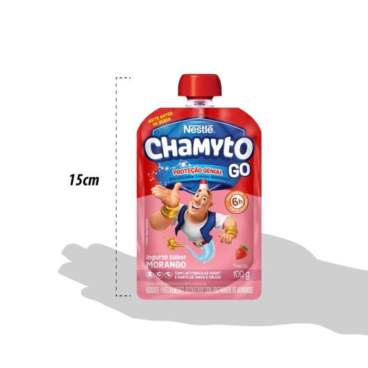 Iogurte Chamyto Go Morango 100G - Imagem em destaque