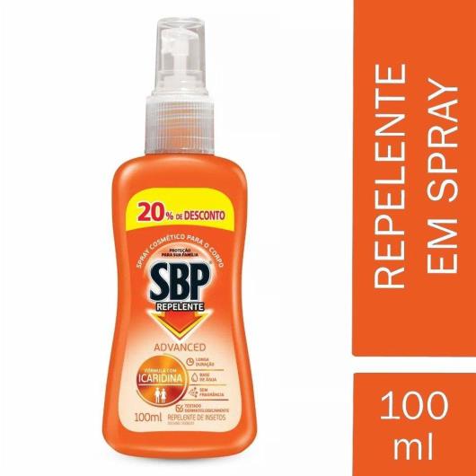 SBP Advanced Repelente Spray 100ml com 20% DE DESCONTO - Imagem em destaque