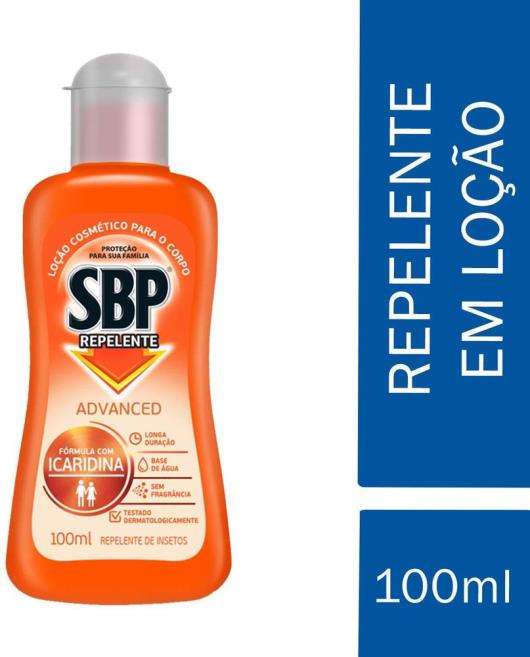 SBP Advanced Repelente Corporal Loção com Icaridina 100ml - Imagem em destaque