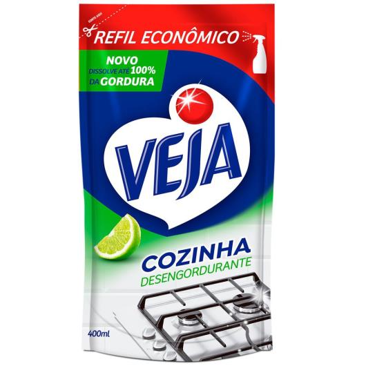 Desengordurante Veja Cozinha Limão 400ml Refil Econômico - Imagem em destaque