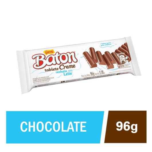 Chocolate GAROTO BATON Recheio Creme 96g - Imagem em destaque