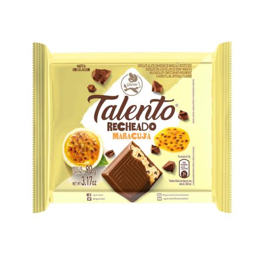 Chocolate Garoto Talento recheio torta de maracujá 90g - Imagem em destaque