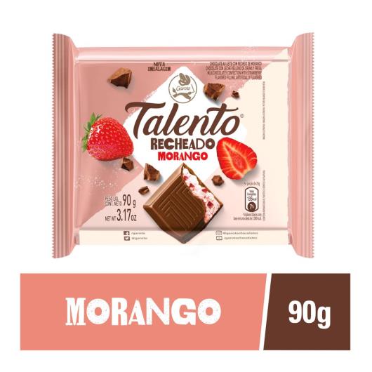 Chocolate Garoto Talento com recheio de morango 90g - Imagem em destaque