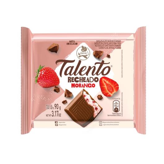Chocolate Garoto Talento com recheio de morango 90g - Imagem em destaque