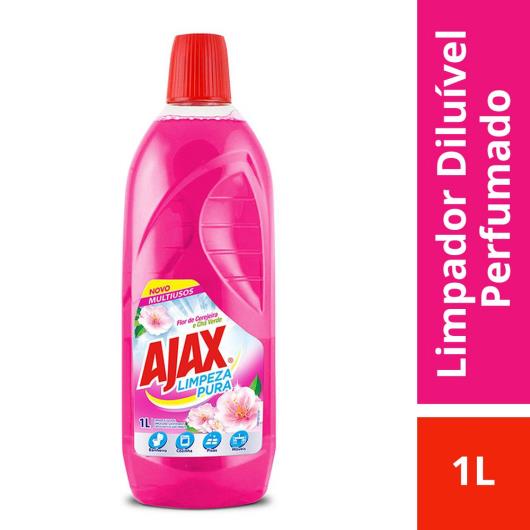 Limpador Ajax Limpeza Pura Flor de Cerejeira e Chá Verde 1 L - Imagem em destaque