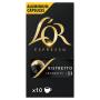 Café em Cápsula Torrado e Moído Espresso Ristretto L'or Intensity 11 Caixa 52g 10 Unidades
