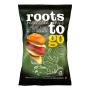 Chips mandioca e batata doce orig. Vegetables Chips Roots To Go pacote 45g