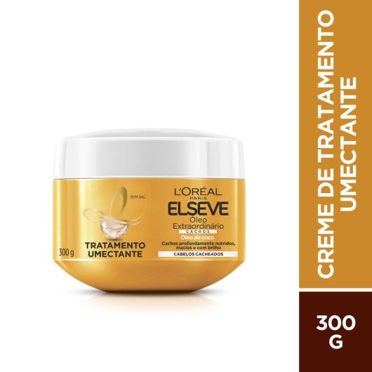 Creme de tratamento óleo extraordinário Cachos Elseve 300 g - Imagem em destaque