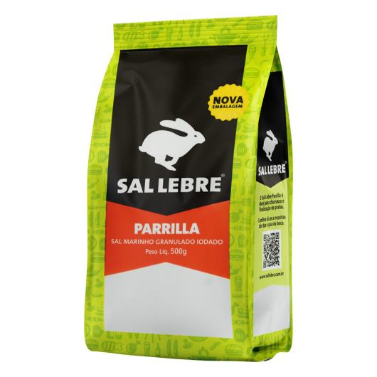 Sal de Parrilla Gourmet Granulado Lebre Pacote 500g - Imagem em destaque