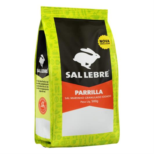 Sal de Parrilla Gourmet Granulado Lebre Pacote 500g - Imagem em destaque