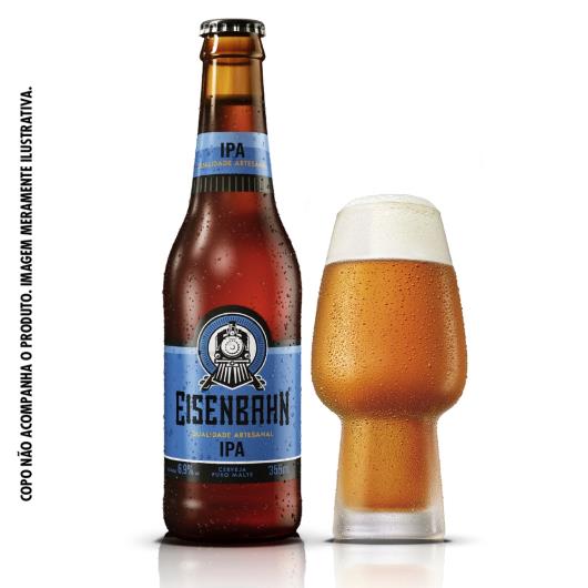 Cerveja Eisenbahn American IPA Puro Malte Long Neck 355ml - Imagem em destaque