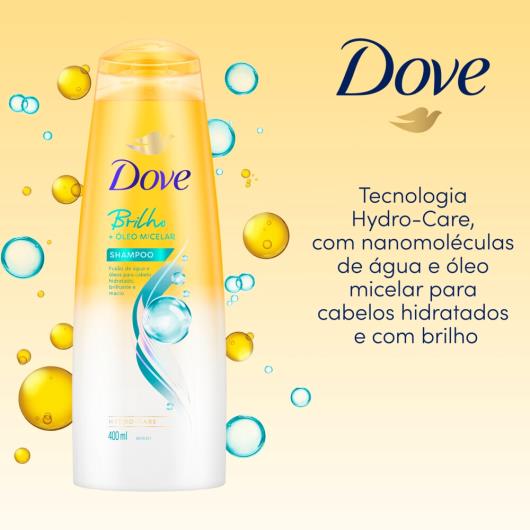 Shampoo Dove Brilho 400ml - Imagem em destaque