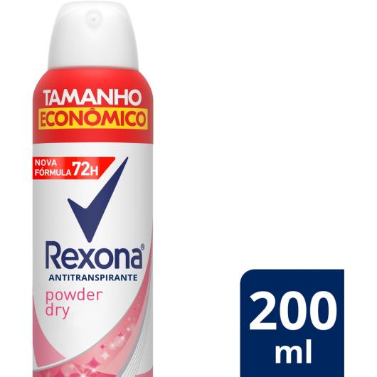 Antitranspirante Aerossol Powder Dry Rexona 200ml Tamanho Econômico - Imagem em destaque