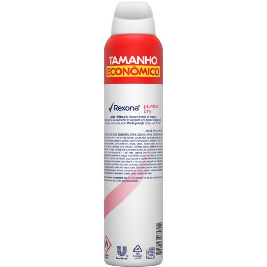 Antitranspirante Aerossol Powder Dry Rexona 200ml Tamanho Econômico - Imagem em destaque
