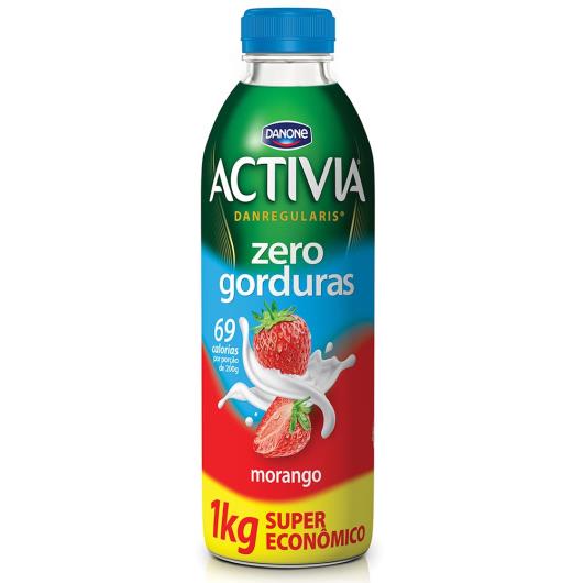 Iogurte zero líquido morango Activia Super Econômico 1kg - Imagem em destaque