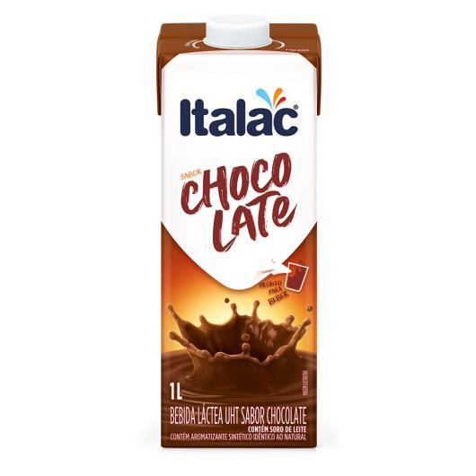 Bebida láctea UHT Italac sabor chocolate 1L - Imagem em destaque