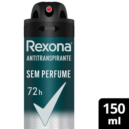Desodorante Rexona Masculino Sem Perfume 150ml - Imagem em destaque