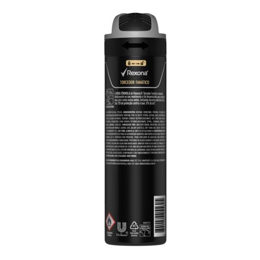 Desodorante Antitranspirante Aerosol Masculino Rexona Torcedor Fanático 72 horas 150ml - Imagem em destaque