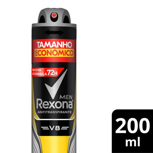 Antitranspirante Aerossol V8 Rexona Men 200ml Tamanho Econômico - Imagem em destaque