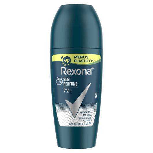 Desodorante Rexona Roll-On Men sem Perfume 50ml - Imagem em destaque