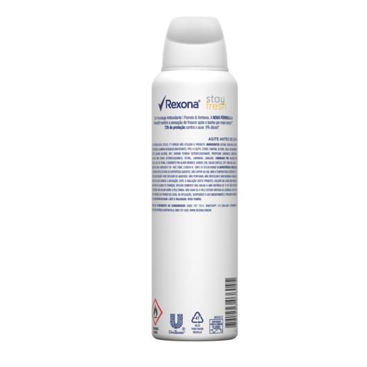 Desodorante Antitranspirante Aerosol Feminino Rexona Pomelo e Verbena 72 horas 150ml - Imagem em destaque