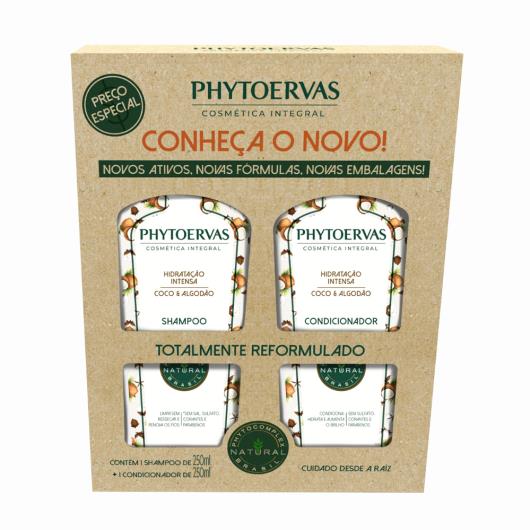 KIT SHAMPOO PHYTOERVAS 250ML+CONDICIONADOR PHYTOERVAS 250ML - Imagem em destaque